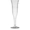 Smarty Had A Party 5 oz. Clear Plastic Champagne Flutes (96 flutes), 96PK 6957-CASE - alternate 1